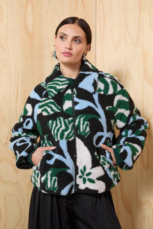Gorman - The Vines Sherpa Jacket - print