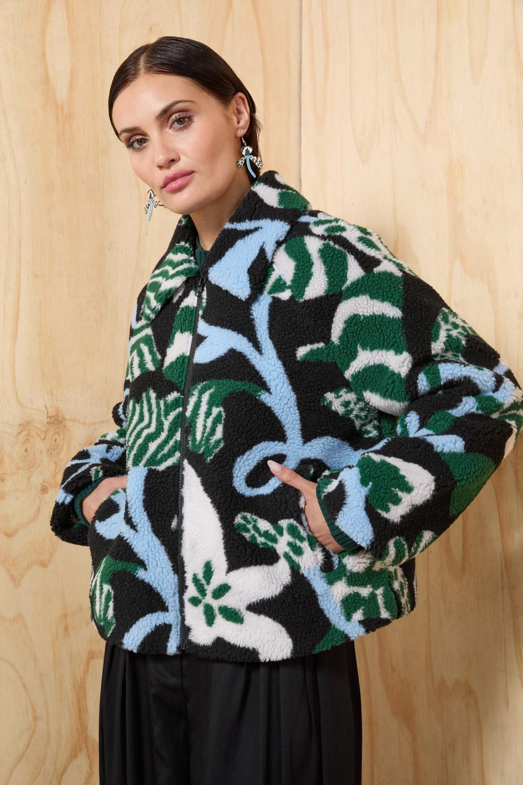 Gorman - The Vines Sherpa Jacket - print