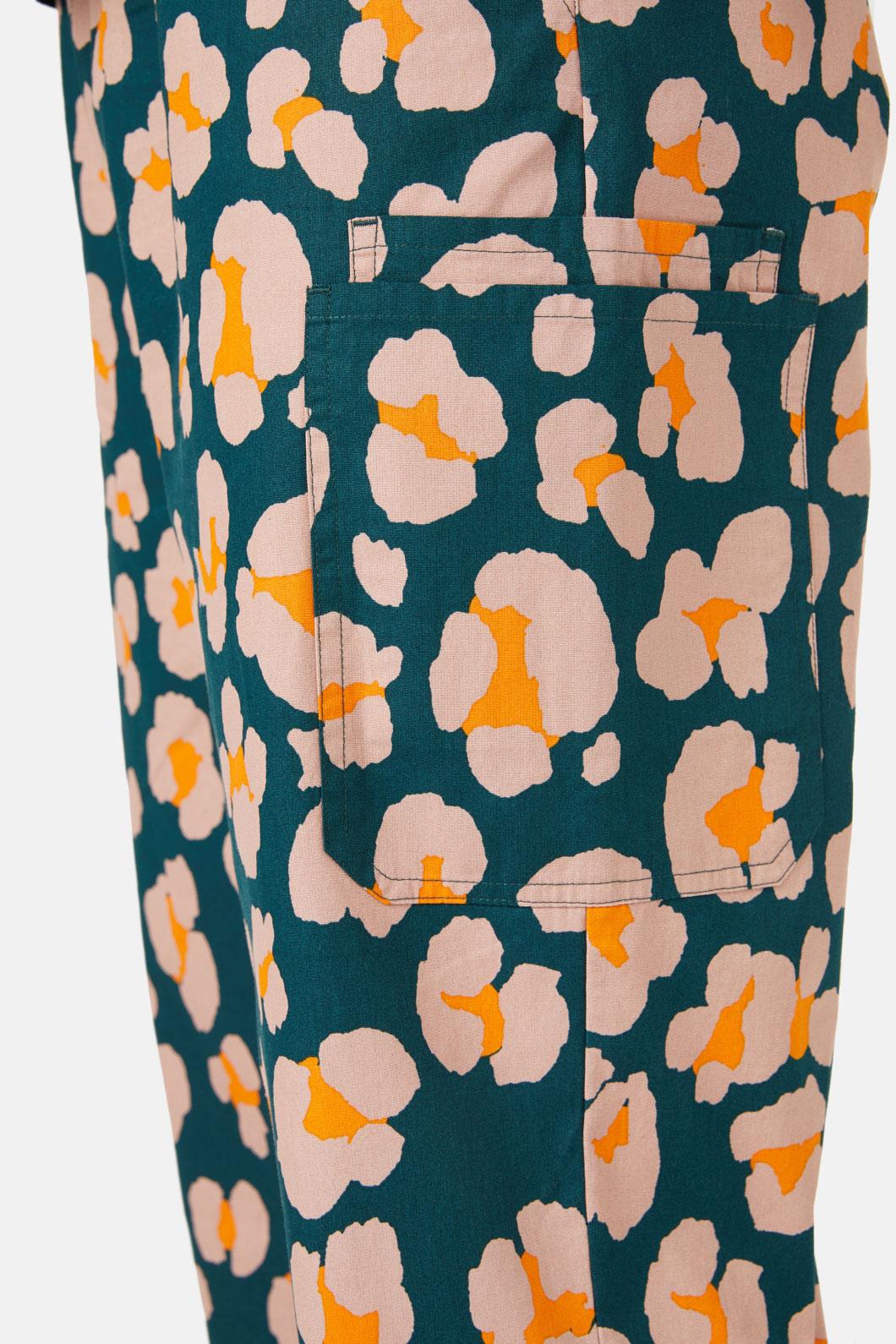 Gorman - Leopards Scrub Set - green