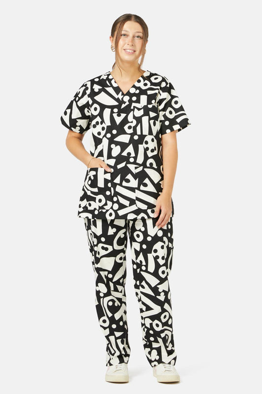 Gorman - Moonshine Scrub Set - black