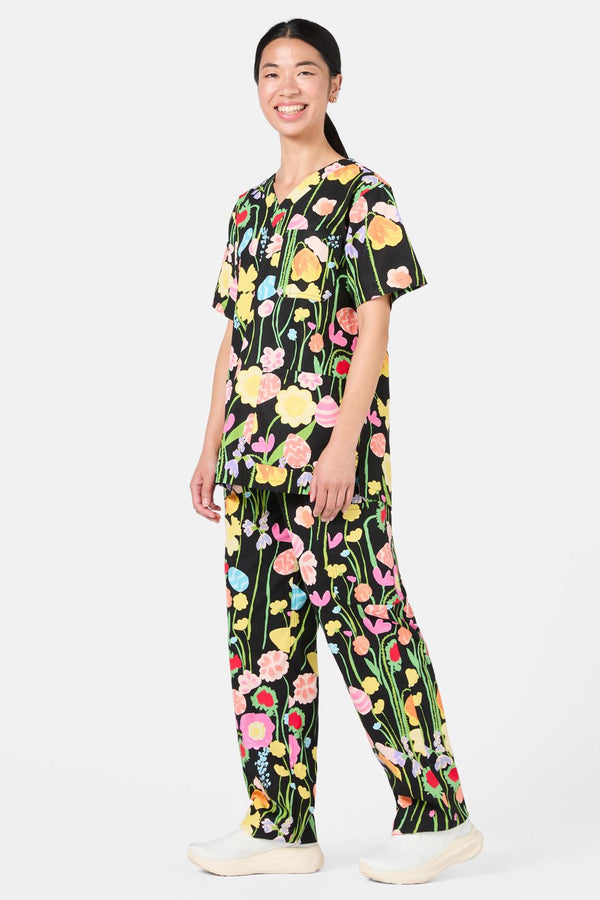 Gorman - Easter Garden Scrub Set - black