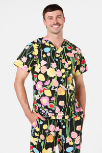 Gorman - Easter Garden Scrub Set - black