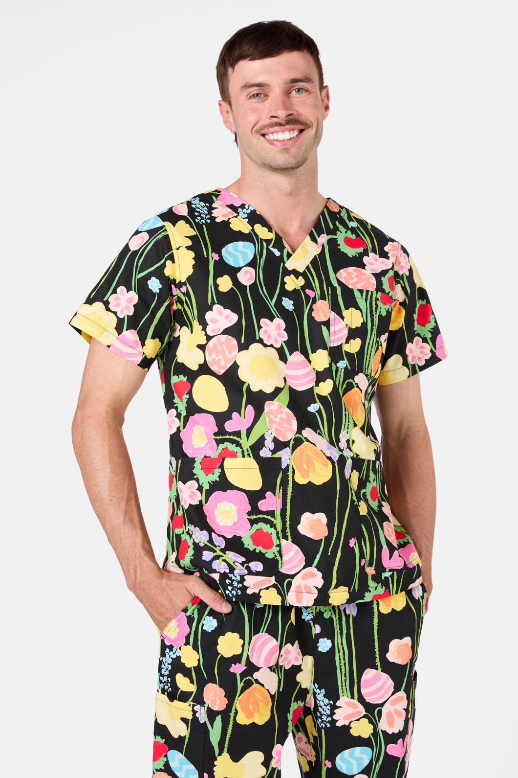 Gorman - Easter Garden Scrub Set - black