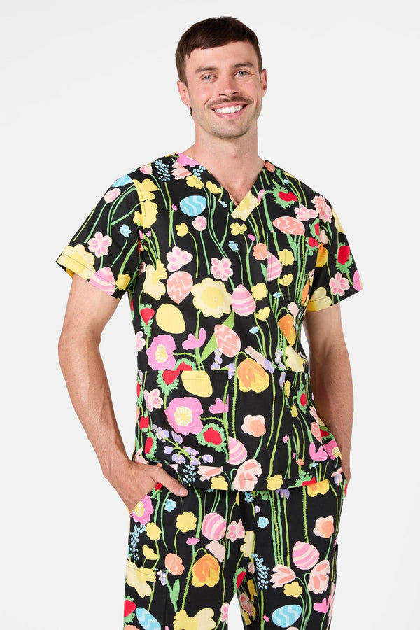 Gorman - Easter Garden Scrub Set - black