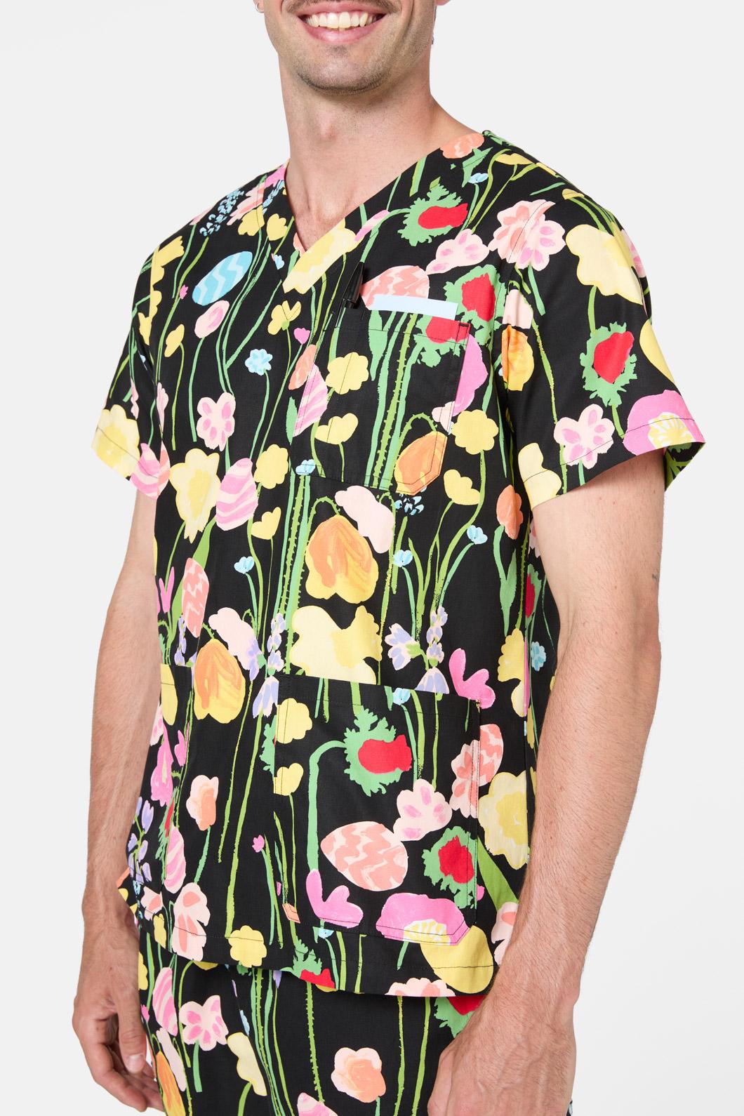 Gorman - Easter Garden Scrub Set - black