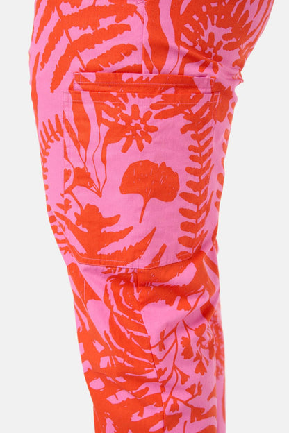 Gorman - Sunset Fern Scrub Set - pink