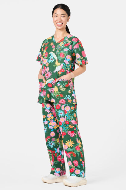 Gorman - Paradise Scrub Set - green