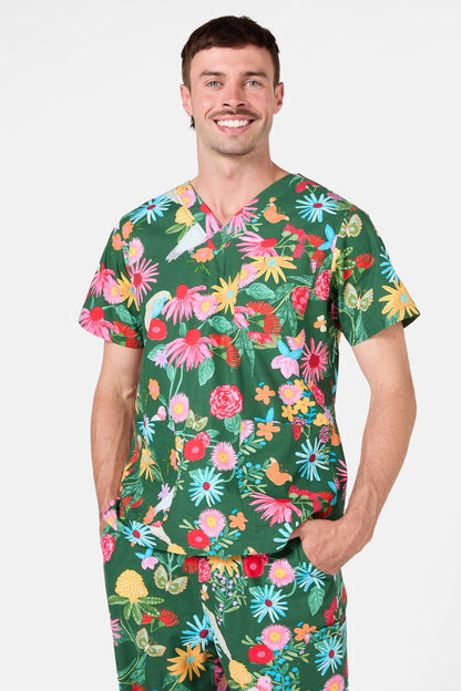 Gorman - Paradise Scrub Set - green