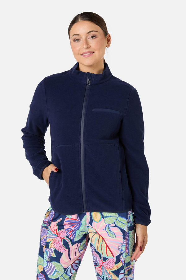 Gorman - Scrubs Navy Micro Polar Fleece Jacket - navy