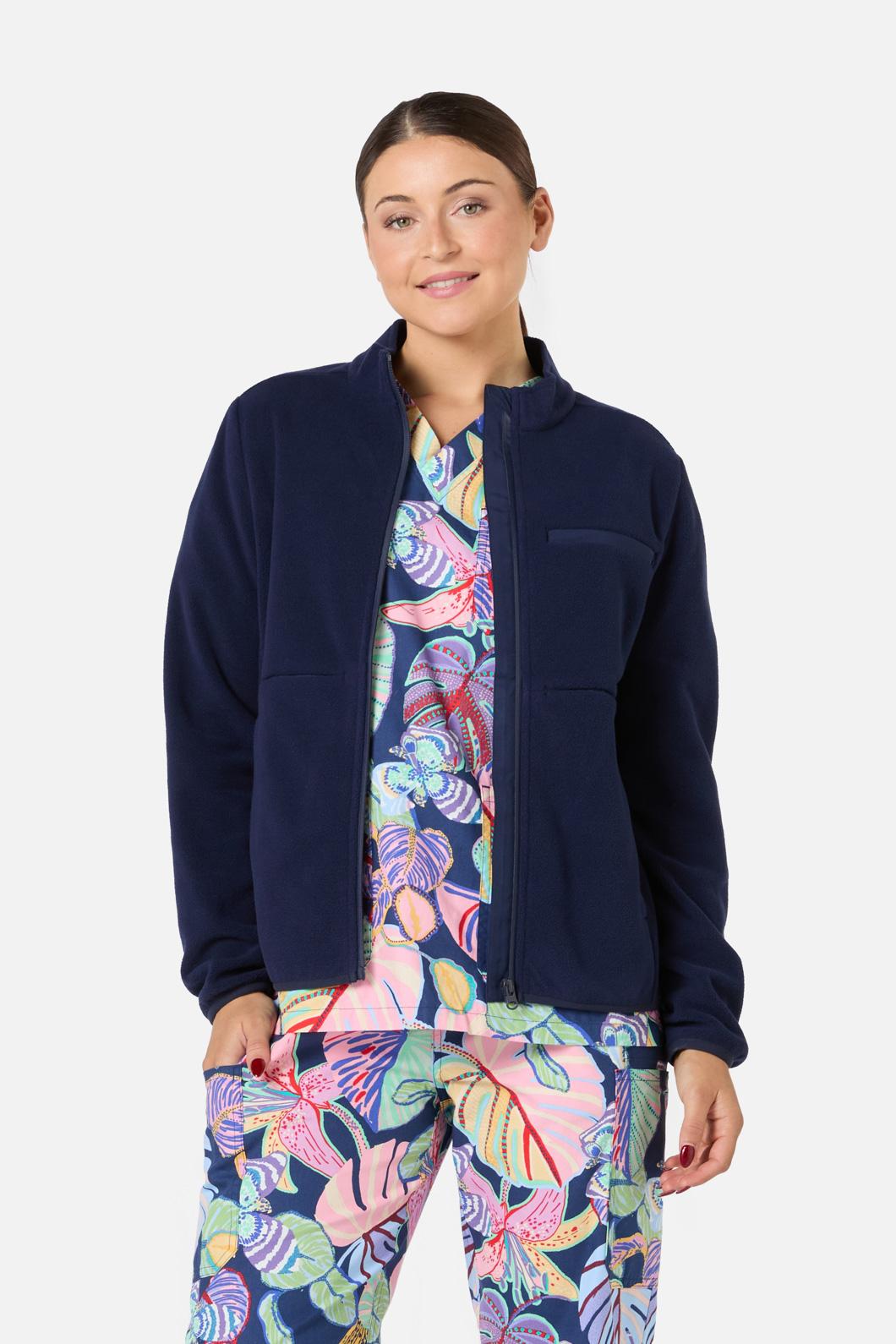 Gorman - Scrubs Navy Micro Polar Fleece Jacket - navy