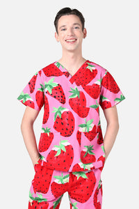 Gorman - Strawberry Fields Scrub Set - pink