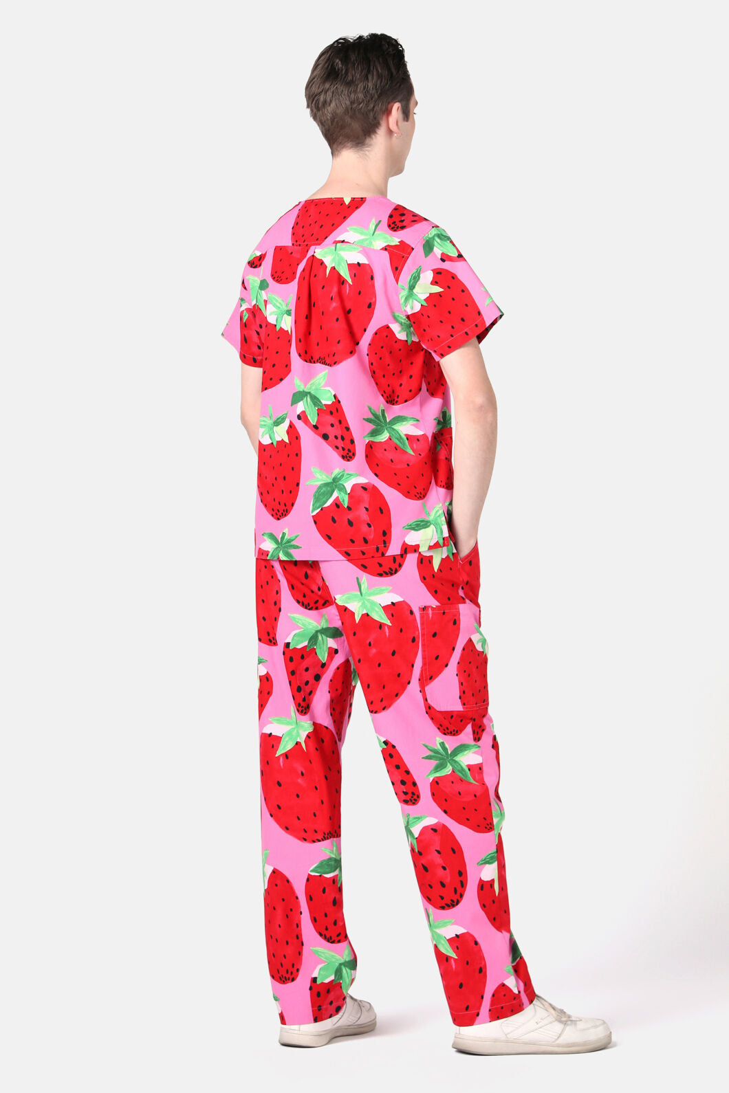 Gorman - Strawberry Fields Scrub Set - pink