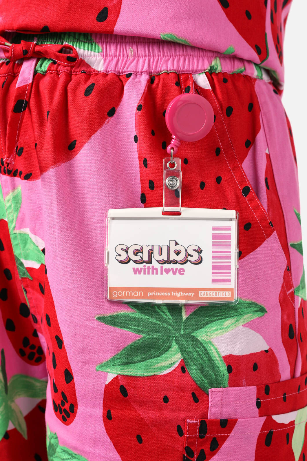 Gorman - Strawberry Fields Scrub Set - pink