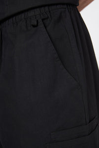 Gorman - Plain Black Scrub Set - black