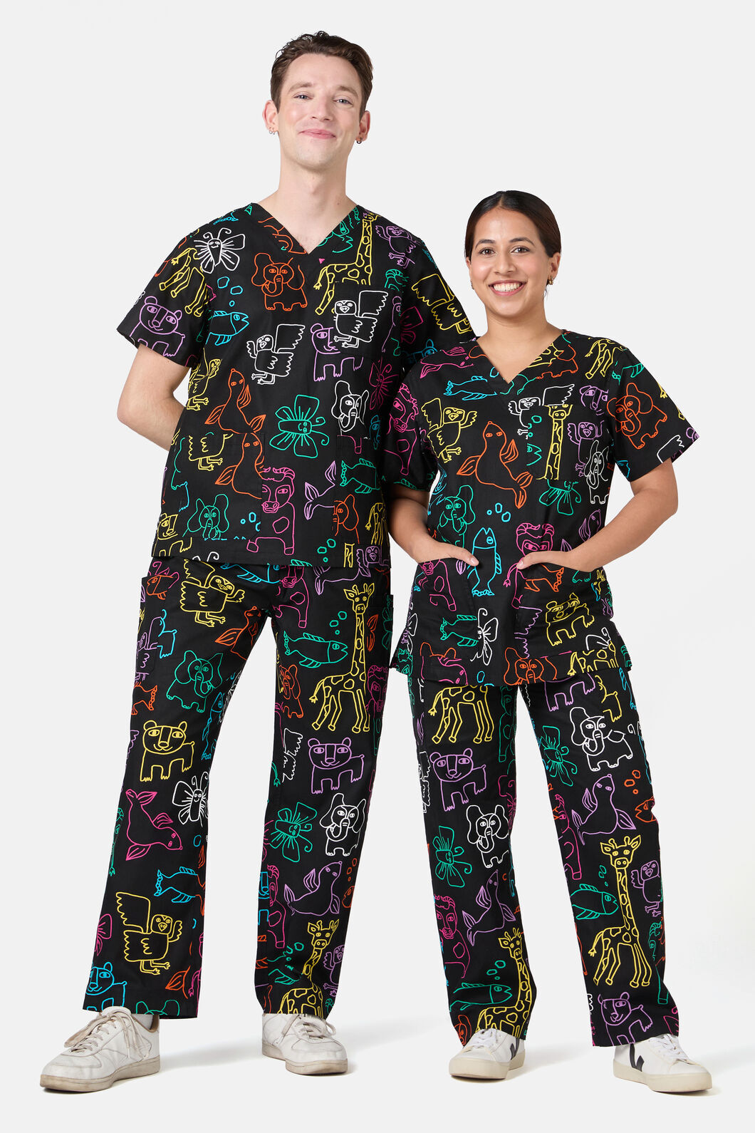 Gorman - Zoo Time Scrub Set - multi