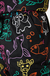 Gorman - Zoo Time Scrub Set - multi