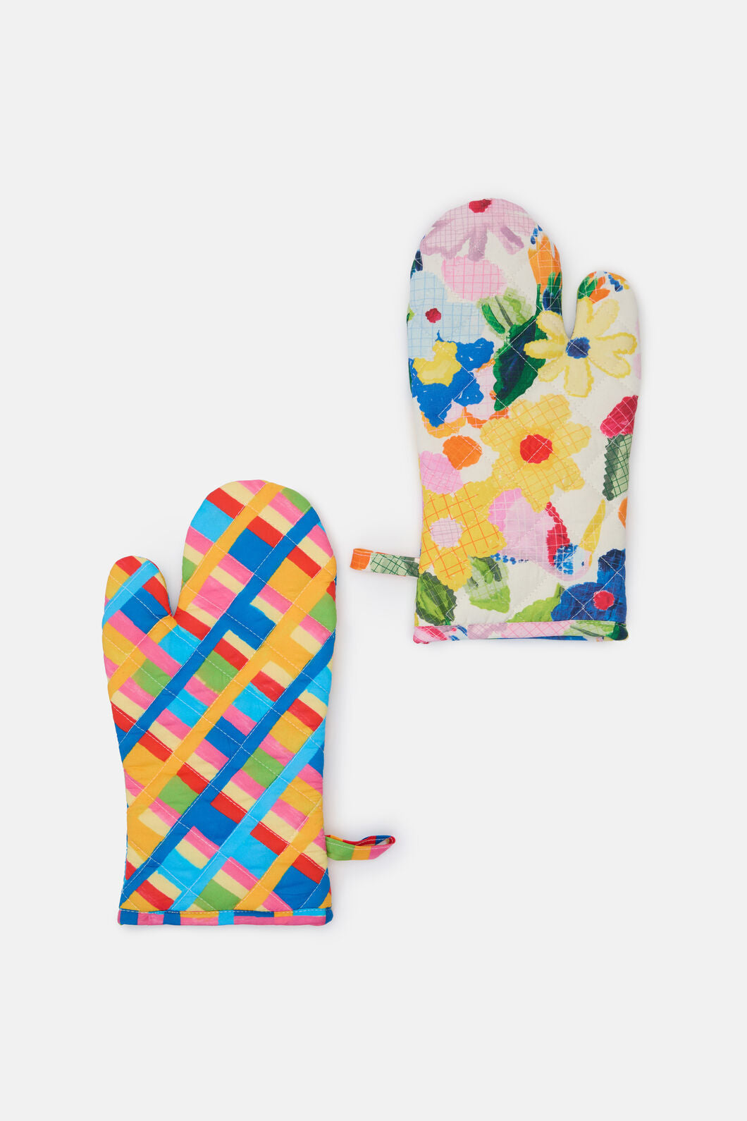 Gorman - Cross Stitch FlowerOvenMittSet - print