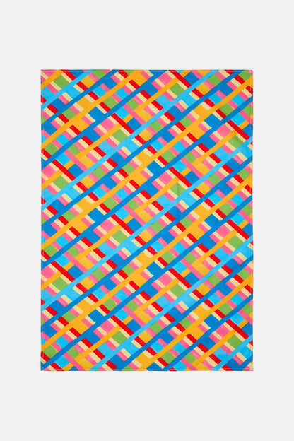 Gorman - Cross Stitch FlowerTeaTowelSet - print