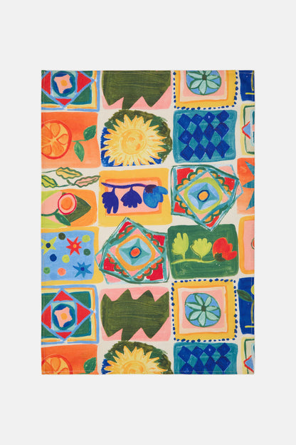 Gorman - Mediterranean Tea Towel Set - print