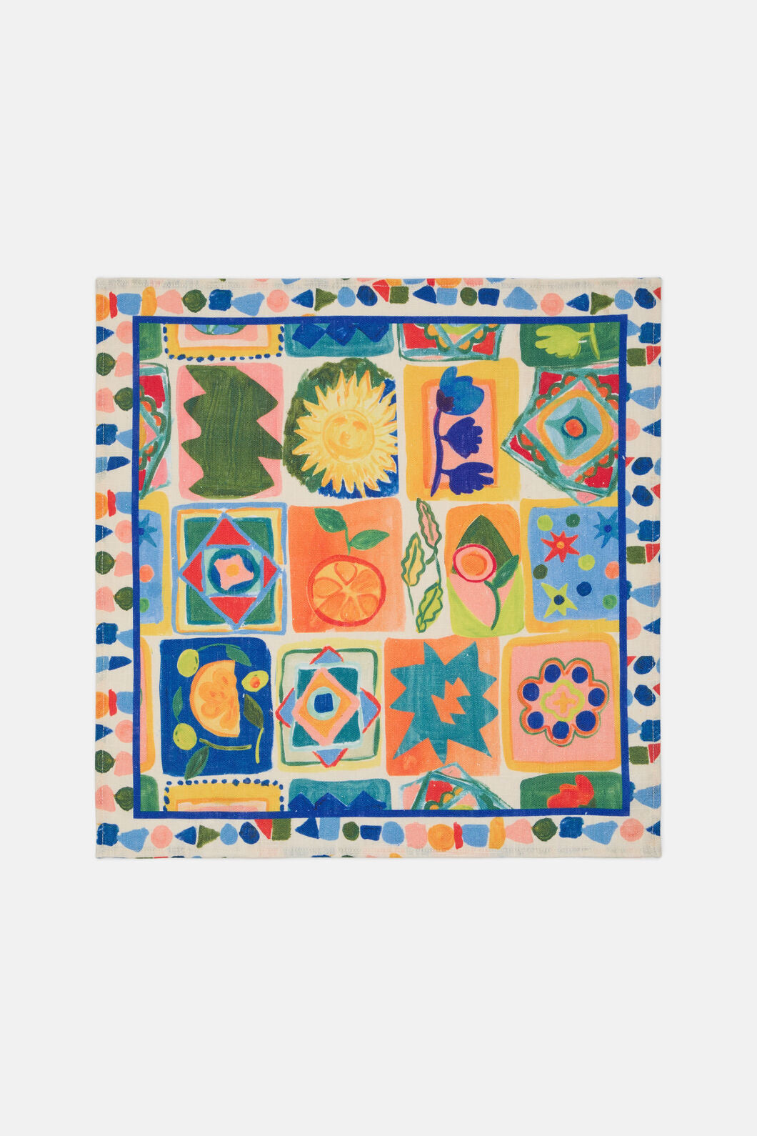 Gorman - Mediterranean Napkin Set 4 - print