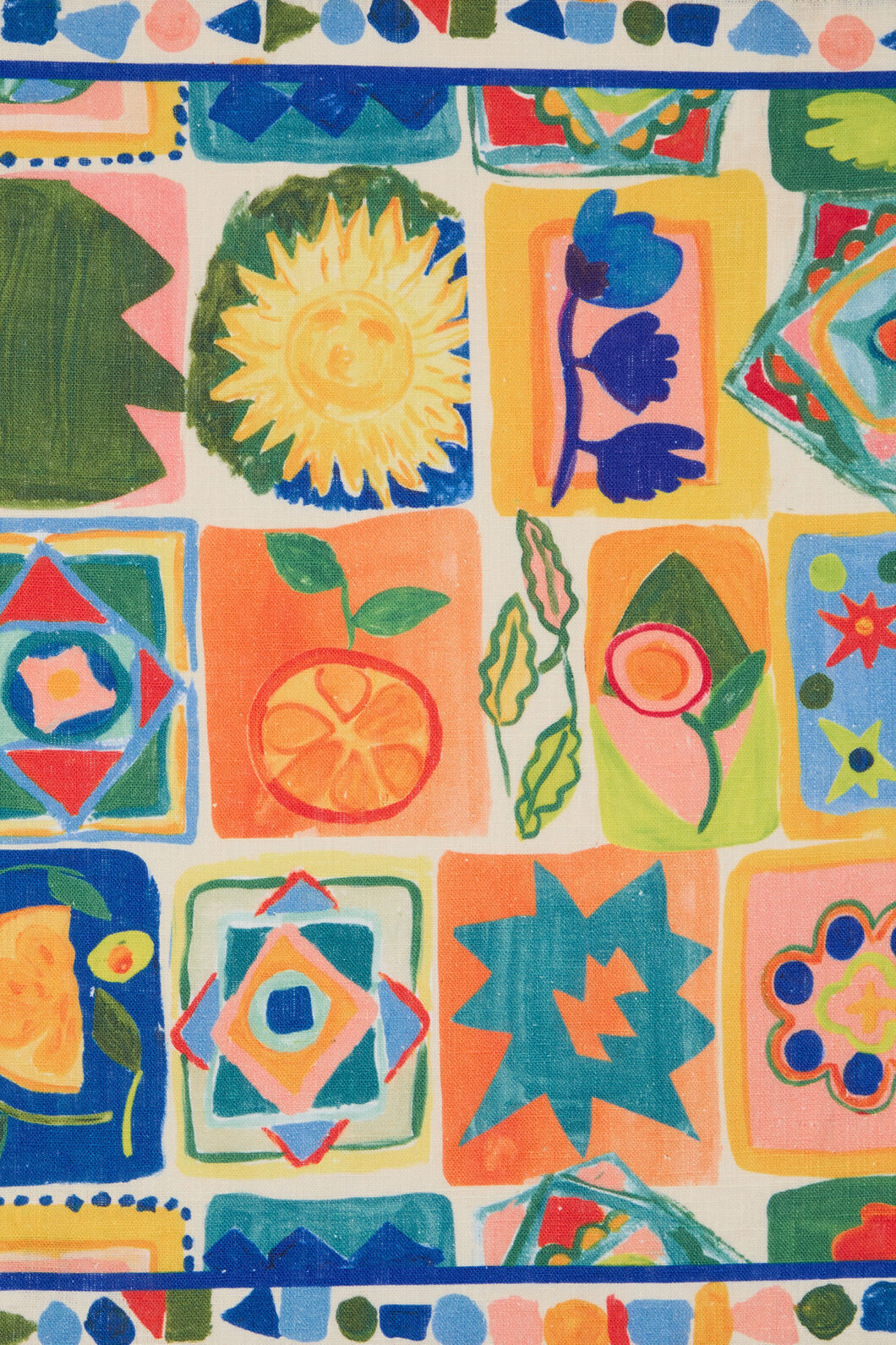 Gorman - Mediterranean Napkin Set 4 - print