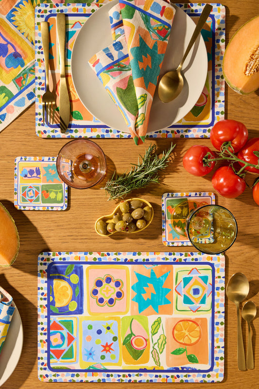 Gorman - Mediterranean Placemat Set 4 - print