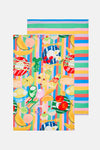 Gorman - Brunch Time Tea Towel Set - print