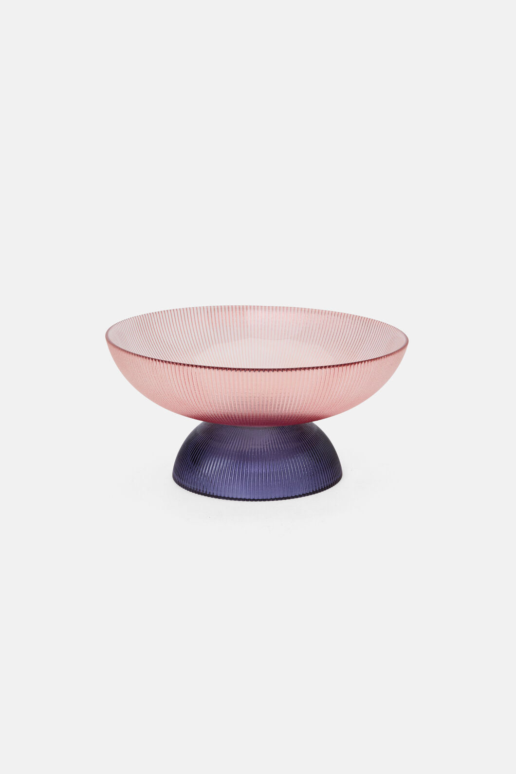 Gorman - Glass Footed Bowl Lge - multi