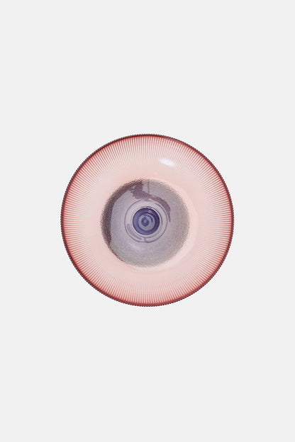 Gorman - Glass Footed Bowl Lge - multi