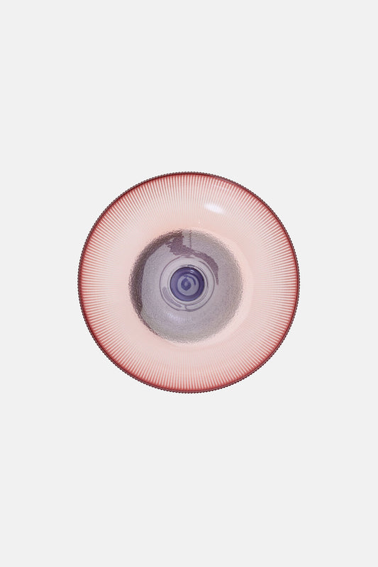 Gorman - Glass Footed Bowl Lge - multi