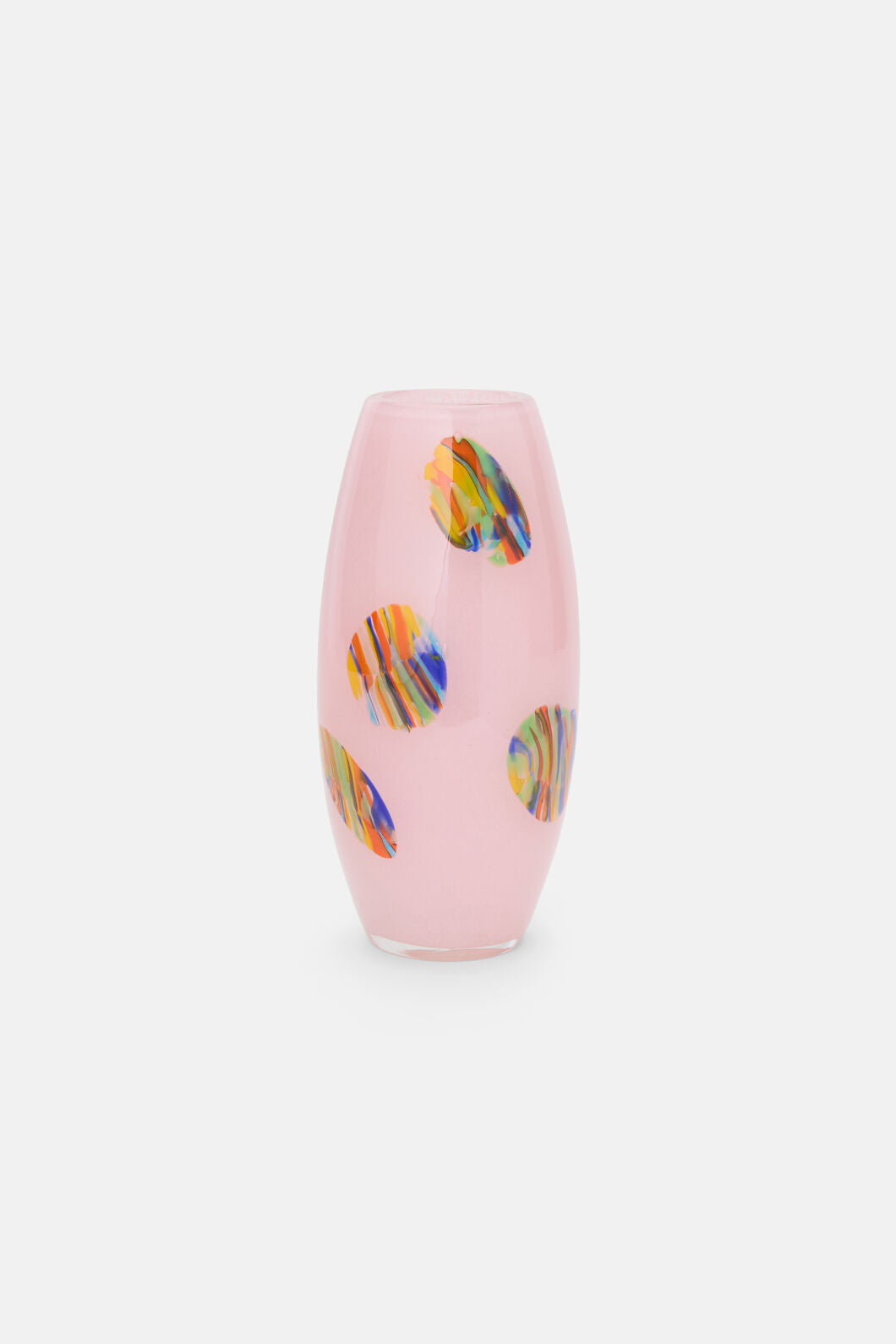 Gorman - Pink Spotted Vase Lge - multi