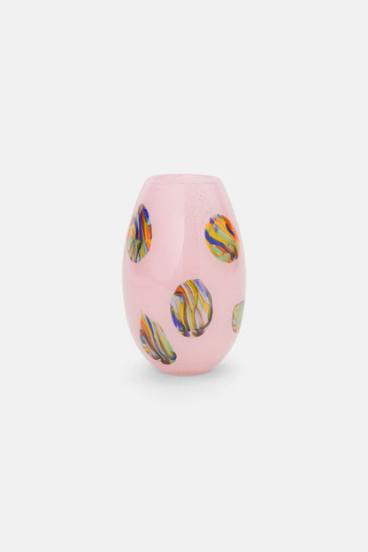 Gorman - Pink Spotted Vase Sml - multi