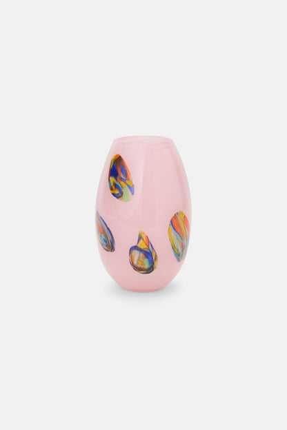 Gorman - Pink Spotted Vase Sml - multi