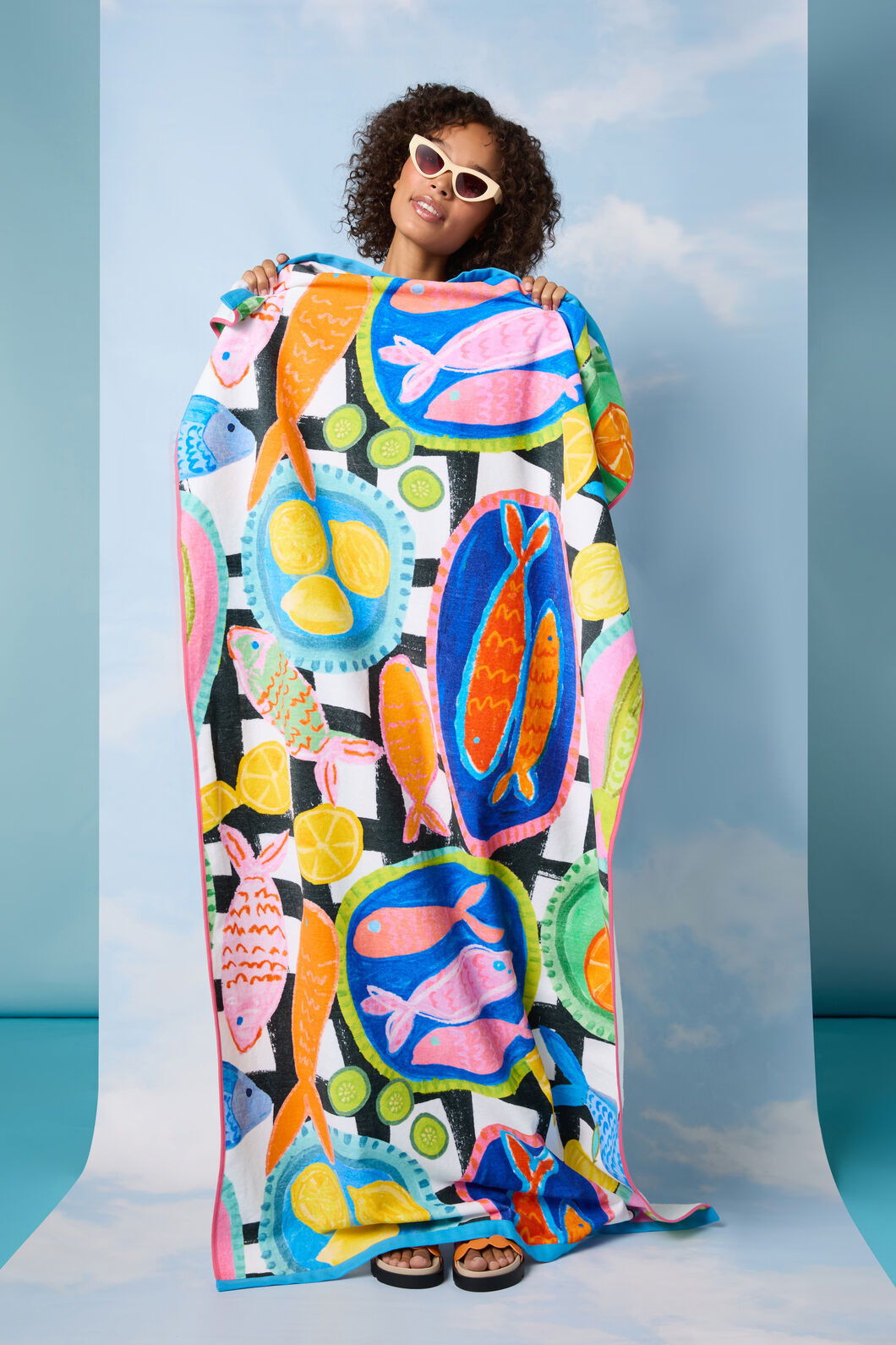 Gorman - Alfresco Beach Towel - print