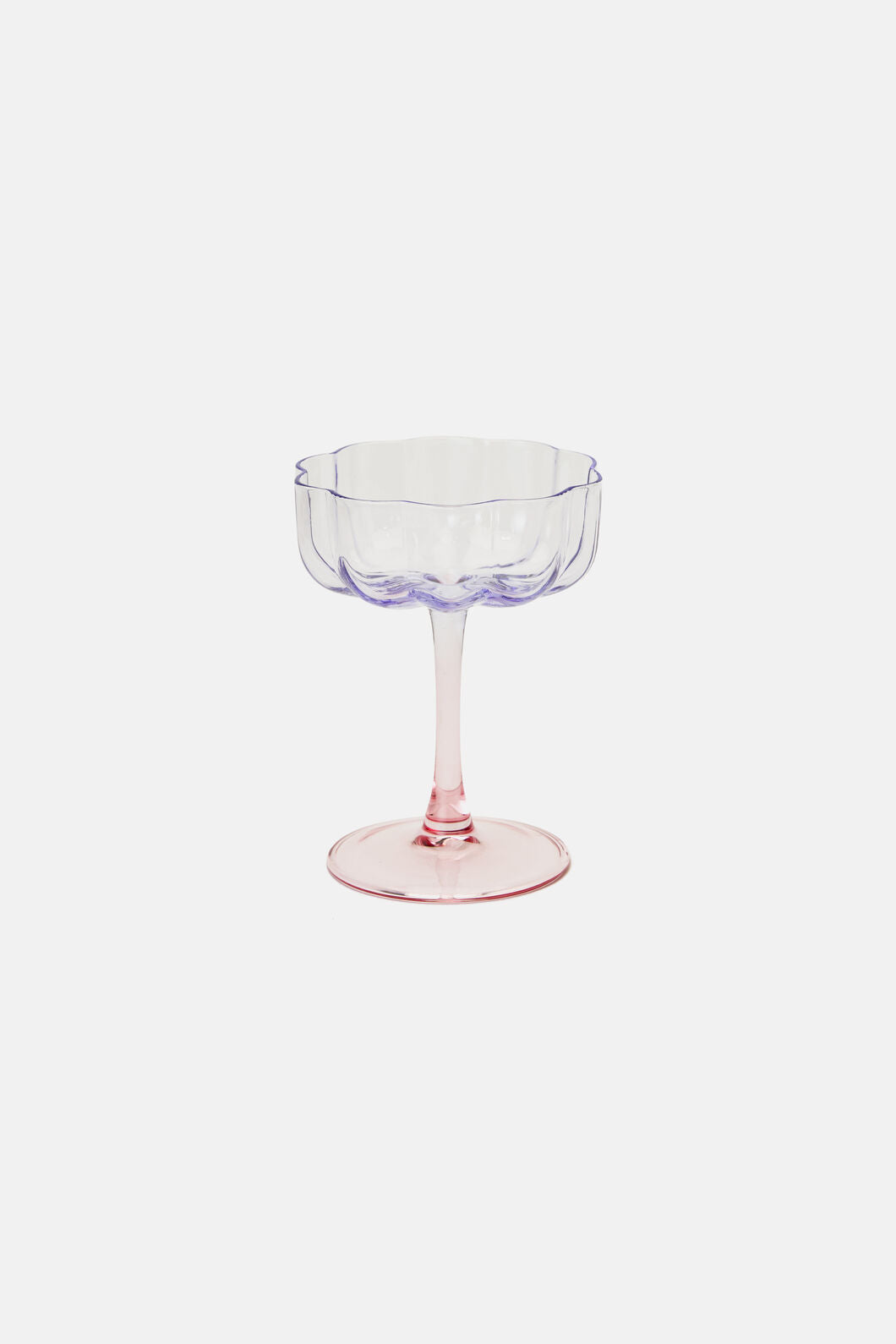Gorman - Scallop Champagne Glass S/2 - multi