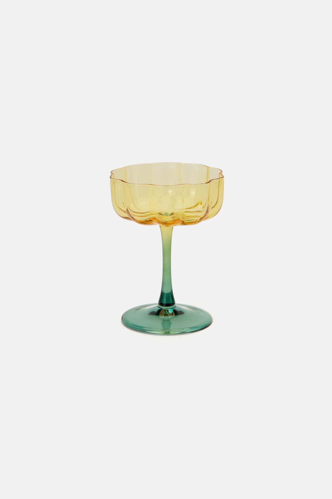 Gorman - Scallop Champagne Glass S/2 - multi