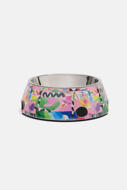 Gorman - Montage Pet Bowl Lge - print