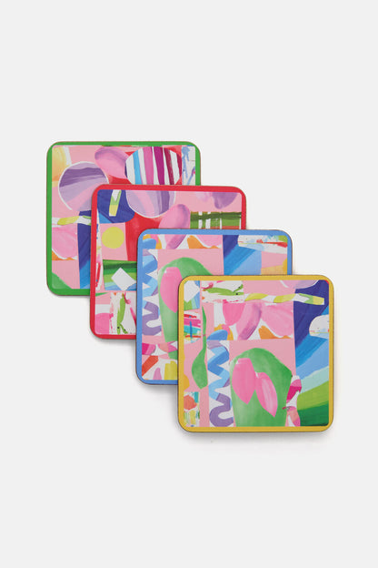 Gorman - Montage Coaster Set - print