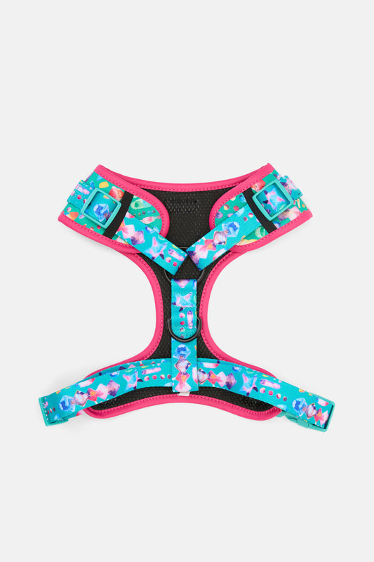 Gorman - Precious Jewels Dog Harness Large - print