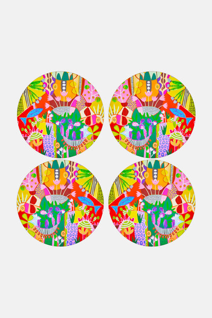 Gorman - Lola's House Placemat Set 4 - print