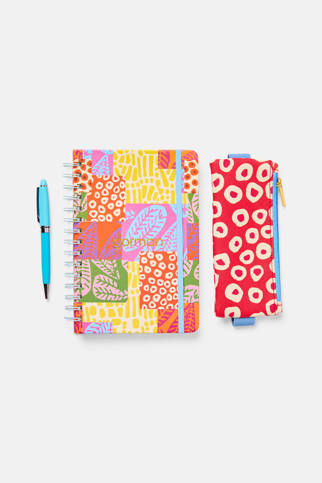 Gorman - Lola's Patchwork Book Pen Case - print