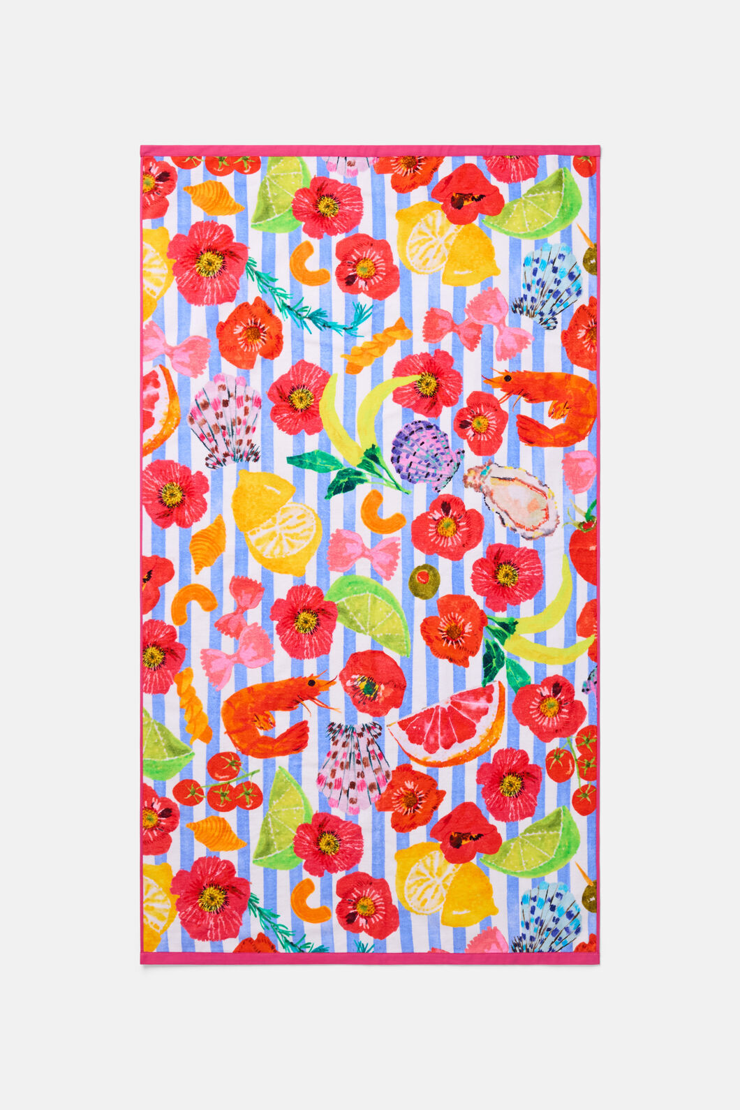Gorman - Antipasto Stripe Beach Towel - print