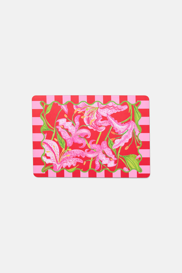 Gorman - Pop Lily Placemat Set 4 - print