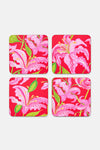 Gorman - Pop Lily Coaster Set 4 - print