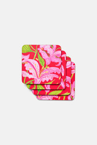 Gorman - Pop Lily Coaster Set 4 - print