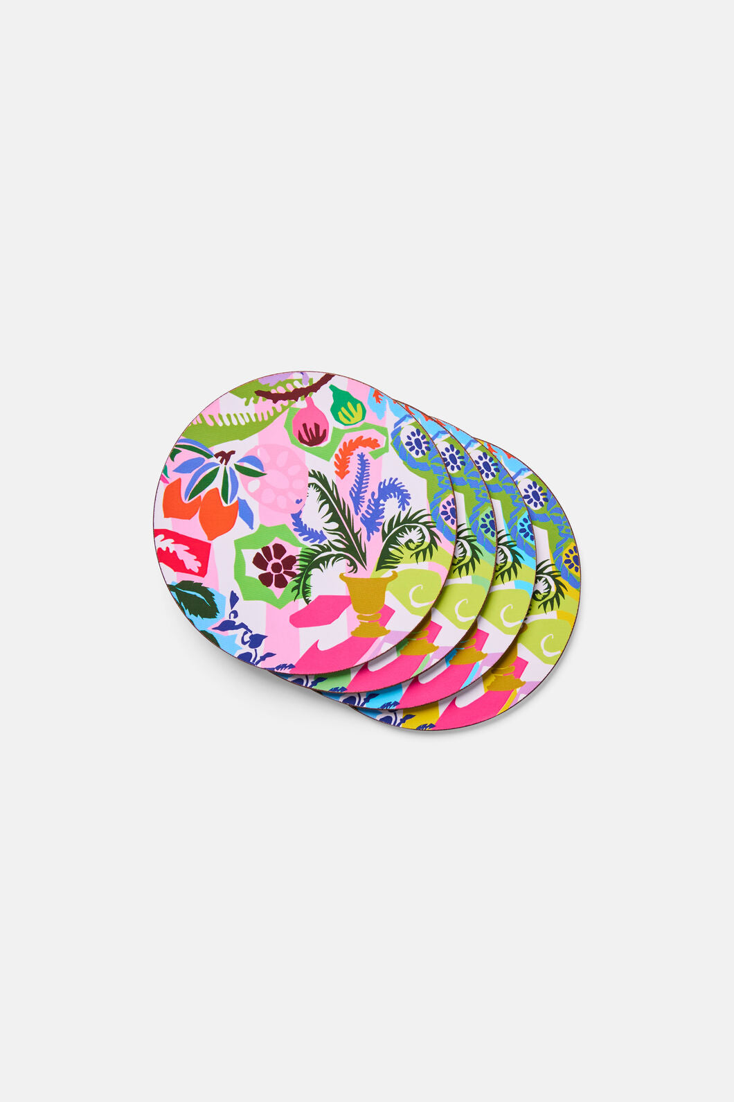 Gorman - Garden Fiesta Coaster Set 4 - print