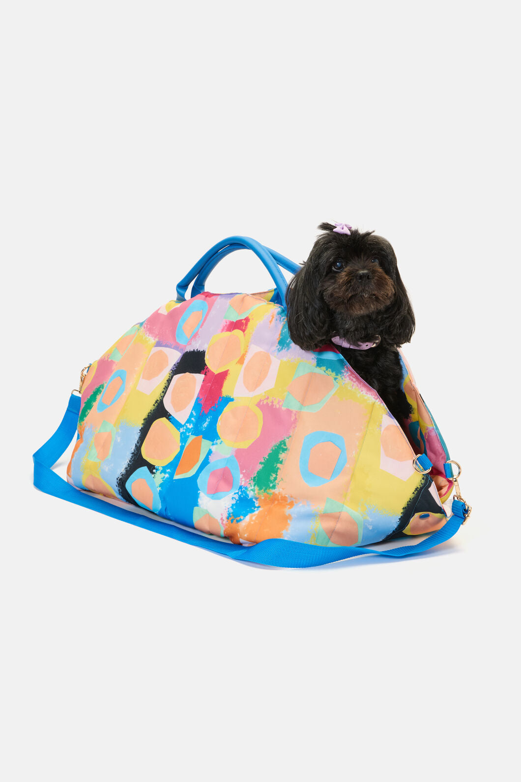 Gorman - Peach Eclipse Pet Car Seat Bag - print