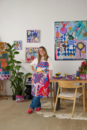 Gorman - Le Pique-Nique Apron - print