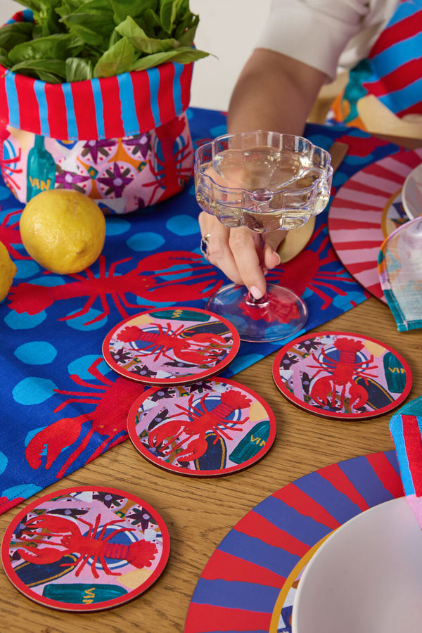 Gorman - Le Pique-Nique Coaster Set 4 - print