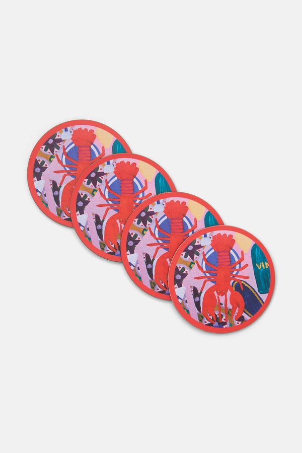 Gorman - Le Pique-Nique Coaster Set 4 - print